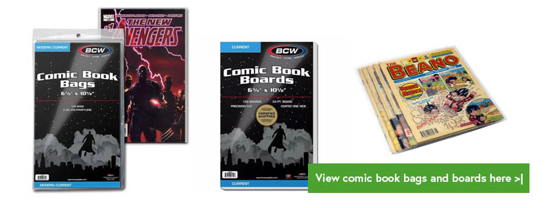 comic storage bags and boards